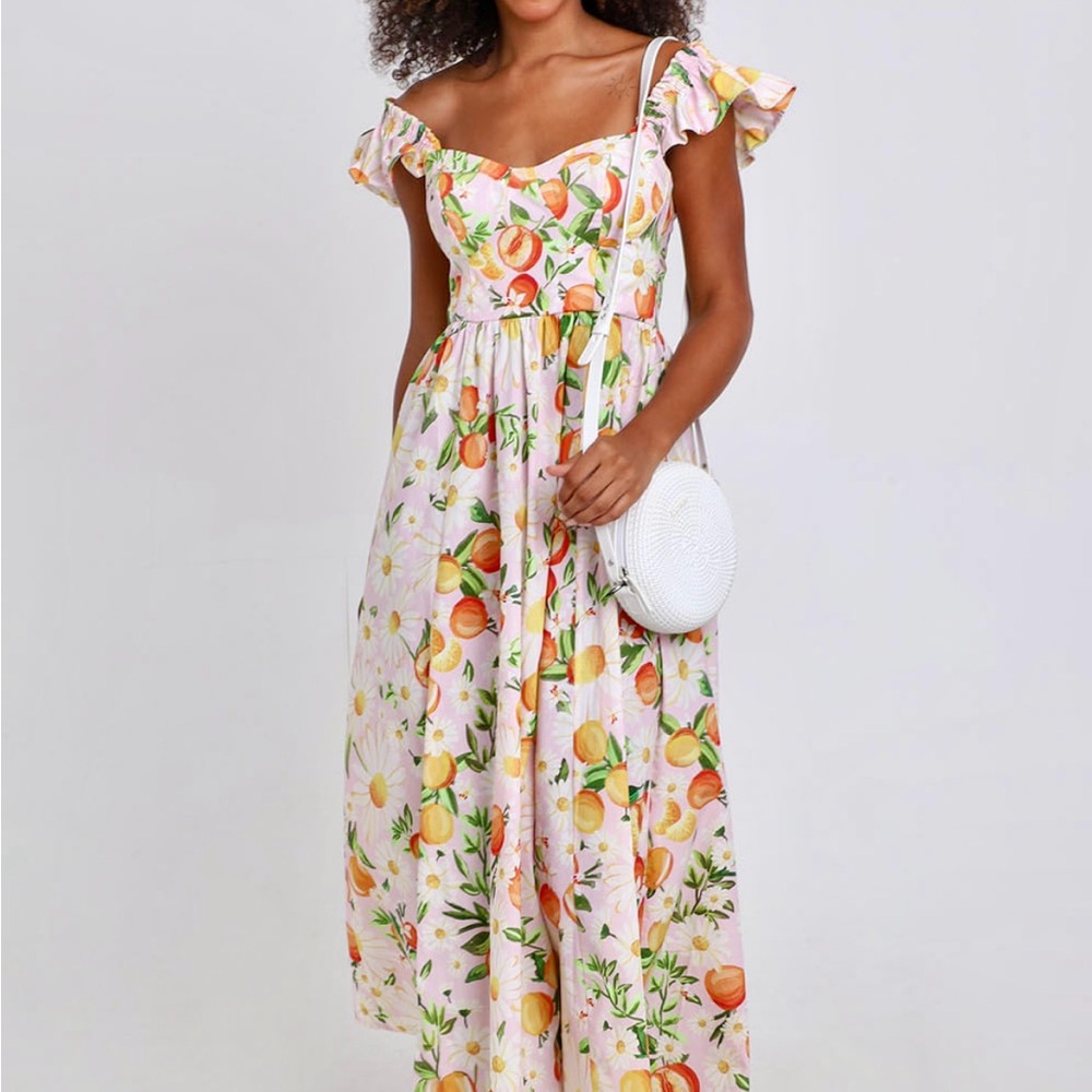 Tangerine Dreams Farm Rio Maxi Dress 🍊